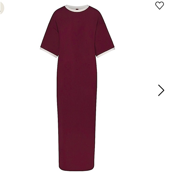 SKIMS Dresses & Skirts - SKIMS RINGER T-SHIRT LONG DRESS